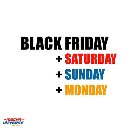 Black Friday is here! Black Friday is here!