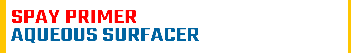 Aqueous Surfacer Spray