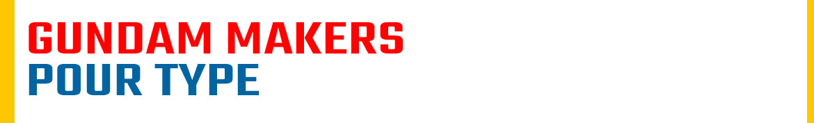 Gundam markers pour type