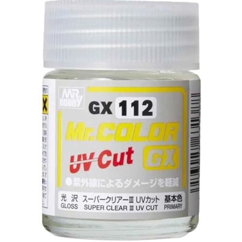 MR COLOR GX-112 SUPER CLEAR III UV CUT GLOSS - 18ML