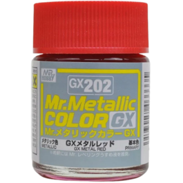MR METALLIC COLOR GX-202 GX METAL RED - 18ML