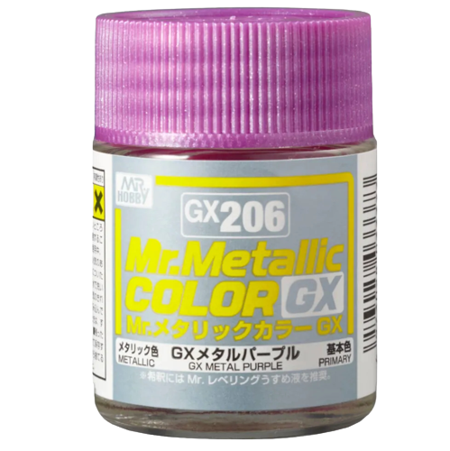 MR METALLIC COLOR GX-206 GX METAL PURPLE - 18ML