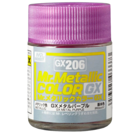 MR METALLIC COLOR GX-206 GX METAL PURPLE - 18ML