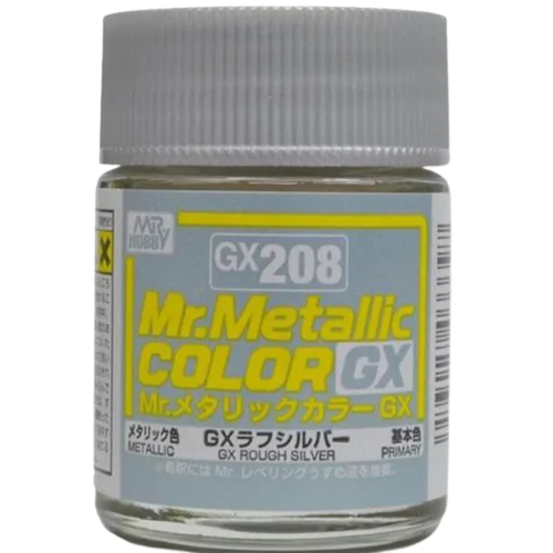 MR METALLIC COLOR GX-208 GX ROUGH SILVER - 18ML