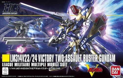 GUNDAM HGUC -189- VICTORY LM314V23 / V2 ASSAULT BUSTER GUNDAM 1/144