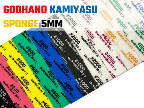 GODHAND KAMIYASU SANDING SPONGE 5MM #120 - 4 PCS