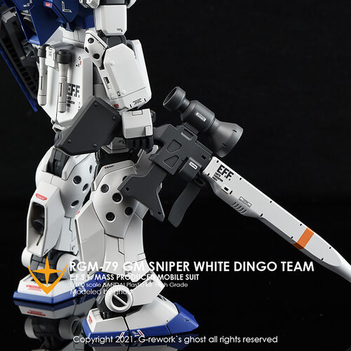 G-REWORK -MG- RGM-79SP SNIPER 2 - WHITE DINGO