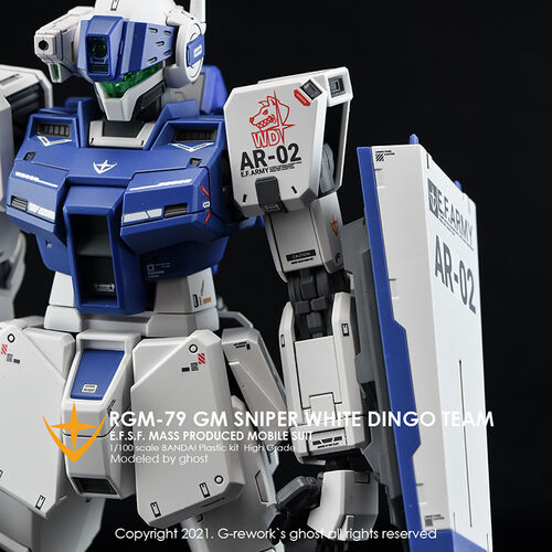 G-REWORK -MG- RGM-79SP SNIPER 2 - WHITE DINGO