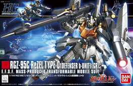 GUNDAM HGUC -142- UC RGZ-95C REZEL TYPE-C DEFNSER B UNIT / GENERAL REVII (GUNDAM MODEL KIT) 1/144 GUNDAM HGUC -142- UC RGZ-95C REZEL TYPE-C DEFNSER B UNIT / GENERAL REVII (GUNDAM MODEL KIT) 1/144