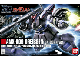 GUNDAM HGUC -124- AMX-009 DREISSEN - UNICORN VER 1/144