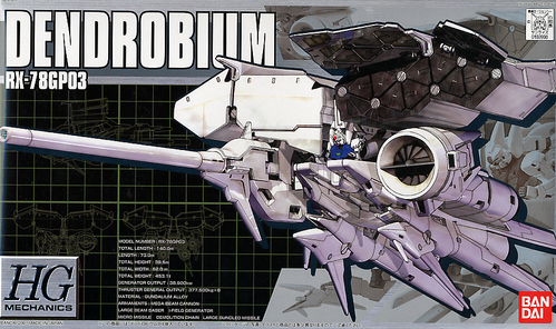 GUNDAM HGUC MECHANICS RX-78G03 DENDROBIUM 1/550