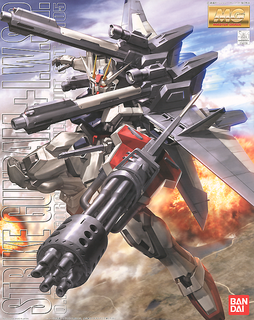 GUNDAM MG SEED GAT-X105 STRIKE GUNDAM + IWSP 1/100