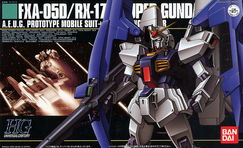 GUNDAM HGUC -035- RX-178+FXA-05D SUPER GUNDAM 1/144