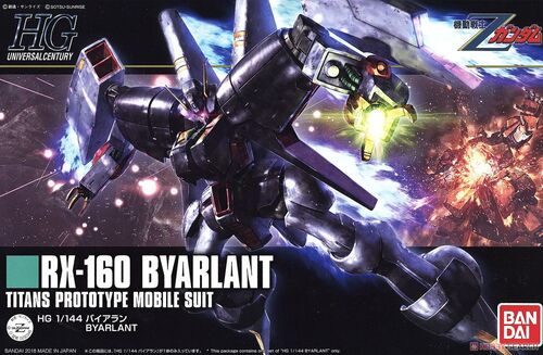 GUNDAM HGUC -214- ZETA RX-160 BYARLANT (GUNDAM MODEL KIT) 1/144