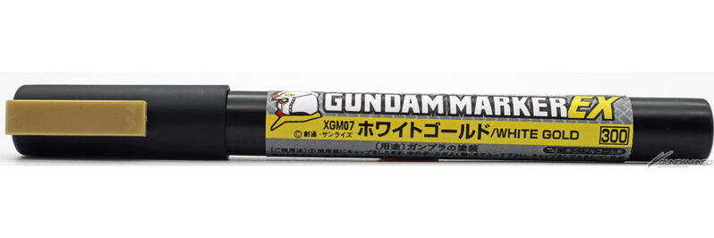 GUNDAM MARKER EX WHITE GOLD