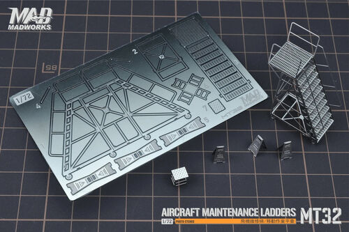 MADWORKS Photo-Etched Series - MT-32 1/72 MAINTENANCE LADDER 2