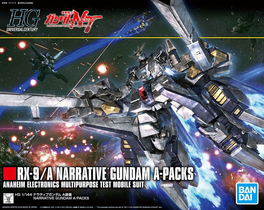 GUNDAM HGUC -218- UC RX-9 /A NARRATIVE GUNDAM A-PACKS 1/144