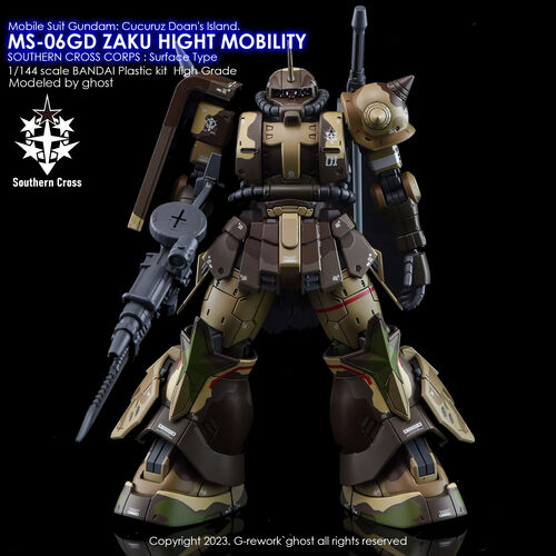 G-REWORK -HG- MS-06GD ZAKU HIGH MOBILITY GROUND TYPE VER.