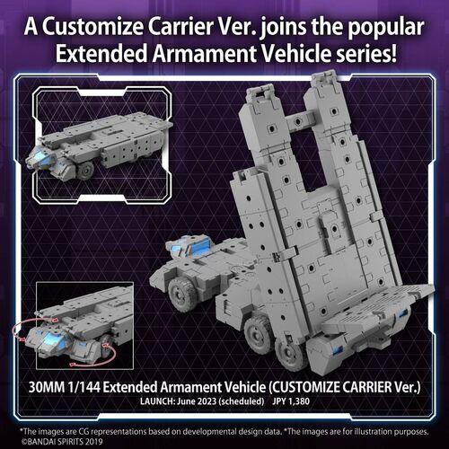 30MM - EXTENDED ARMAMENT -EU13- CUSTOMIZE CARRIER VER 1/144