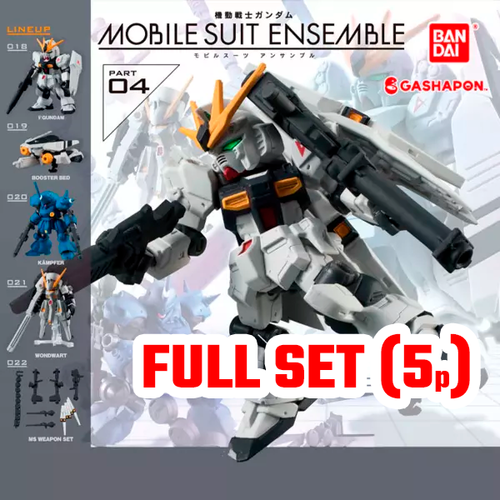 GUNDAM GASHAPON MOBILE SUIT ENSEMBLE -04- COMPLETE PACK 5