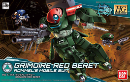 GUNDAM HGBD -003- GRIMOIRE RED BERET 1/144