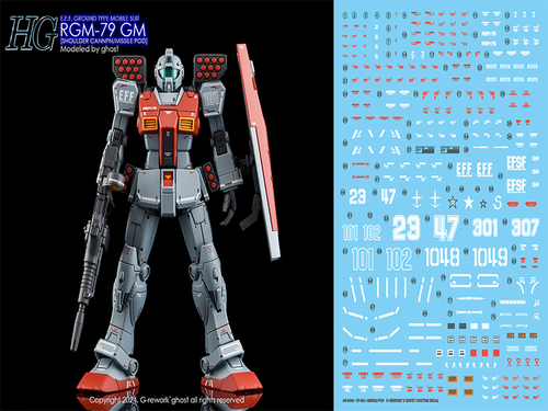 G-REWORK - -HG- RGM-79 GM [MISSILE POD]