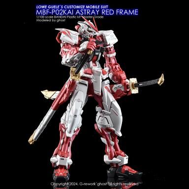 G-REWORK -MG- MBF-P02 ASTRAY RED FRAME LOWE GUELE'S KAI