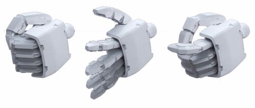 BUILDER PARTS HD BPHD-03 - MS HANDS 02 ZEON 1/144