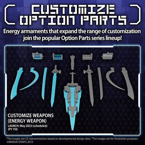 [ DAMAGED BOX ] 30MM - OPTION PARTS -W24- CUSTOMIZE WEAPONS (ENERGY WEAPONS)