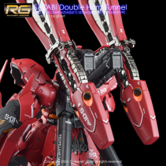 G-REWORK -RG- SAZABI DOUBLE HORN (SAZABI DECALS NOT INCLUDED)