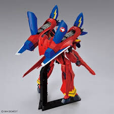 MACROSS HG - 05 - VF-19 FIRE VALKYRIE WITH SOUND BOOSTER 1/100