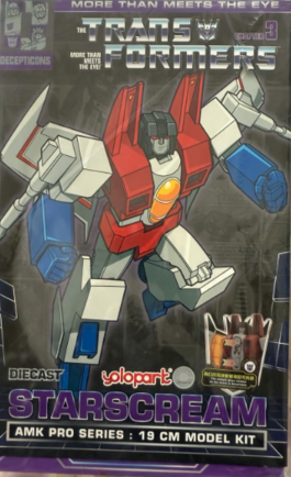 TRANSFORMERS GENERATION ONE AMK PRO SERIES 19cm STARSCREAM MODEL KIT