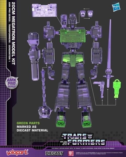 TRANSFORMERS GENERATION ONE AMK PRO SERIES 20cm MEGATRON MODEL KIT