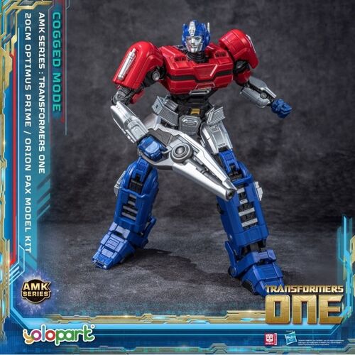 TRANSFORMERS ONE AMK SERIES (COGGED BOT MODE ) OPTIMUS PRIME / ORION PAX MODEL KIT