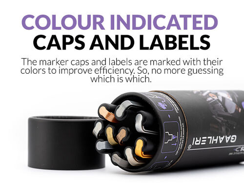 GAALHERI - METALLIC SERIES MARKER SET