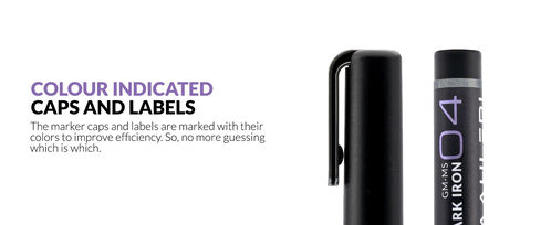 GAALHERI - METALLIC SERIES MARKER 04 - DARK IRON - 1 UNIT