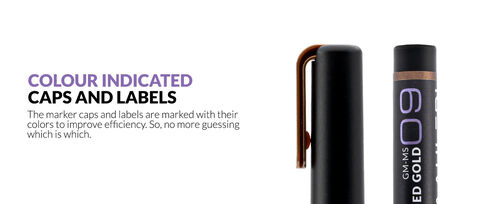 GAALHERI - METALLIC SERIES MARKER 09 - SCORCHED GOLD - 1 UNIT