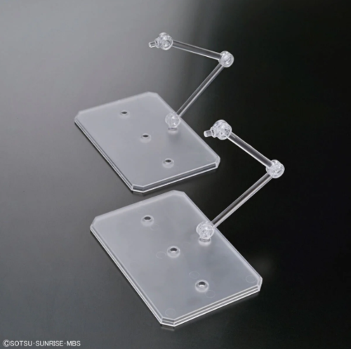 BANDAI ACTION BASE 6 - CLEAR COLOR WITH  STICKERS WFM