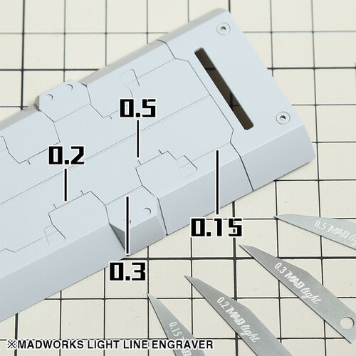 MADWORKS Scribing Chisel LIGHT - 0,3mm