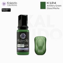 GAAHLERI  KALEIDO COLOR WORKS K124 ARTILLERY GREEN GLOSS / MECHA COLORS 20ml