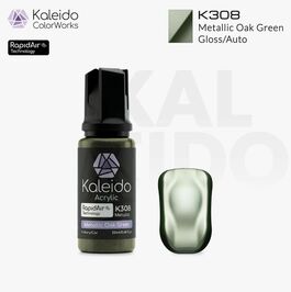 GAAHLERI  KALEIDO COLOR WORKS K308 METALLIC OAK GREEN GLOSS / AUTO COLORS 20ml