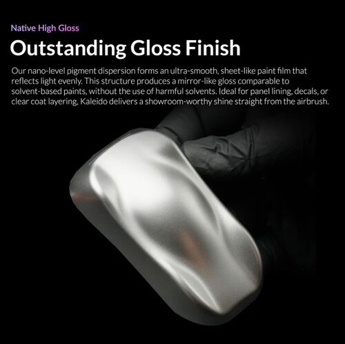 GAAHLERI KALEIDO COLOR WORKS KM001 ZIRCONIUM BLACK GLOSS / METAL COLORS 20ml