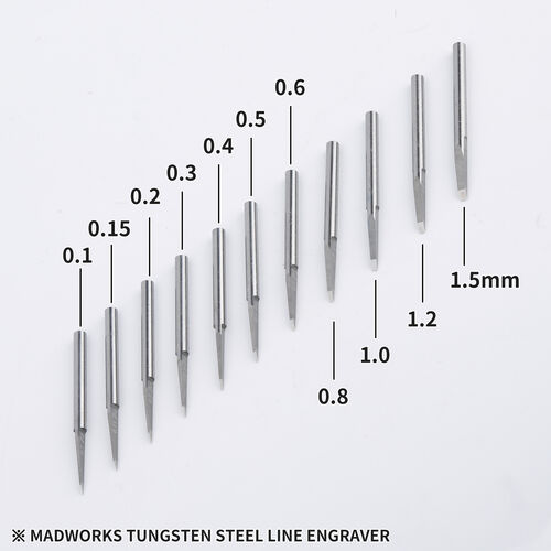 MADWORKS Scribing Chisel Tungsten Round Type Holder - 0,4mm