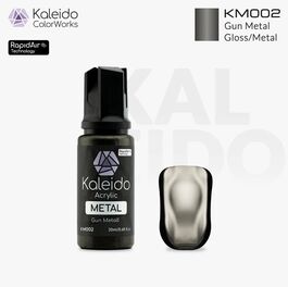 GAAHLERI KALEIDO COLOR WORKS KM003 TUNGSTEN STEEL GLOSS / METAL COLORS 20ml