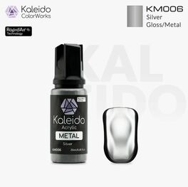 GAAHLERI KALEIDO COLOR WORKS KM006 SILVER GLOSS / METAL COLORS 20ml