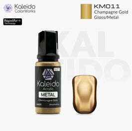 GAAHLERI KALEIDO COLOR WORKS KM011 CHAMPAGNE GOLD GLOSS / METAL COLORS 20ml