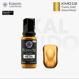 GAAHLERI KALEIDO COLOR WORKS KM012 FLASHY GOLD GLOSS / METAL COLORS 20ml
