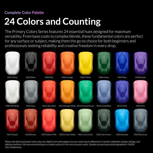 GAAHLERI KALEIDO COLOR WORKS - 24 PRIMARY COLORS SET