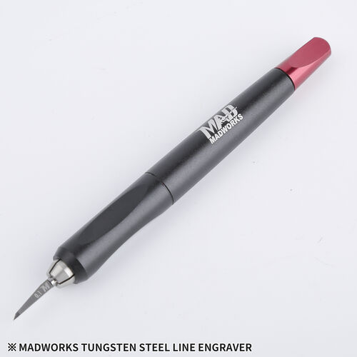 MADWORKS Scribing Chisel Tungsten Round Type Holder - 1,2mm