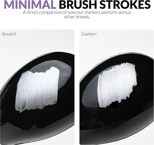 GAAHLERI - METALLIC SERIES MARKER 03 - DARK STEEL - 2 UNIT